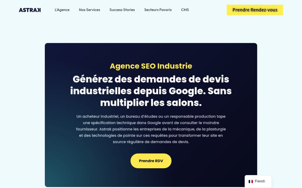 Le palmarès 2026 des meilleures agences SEO pour l’industrie en France